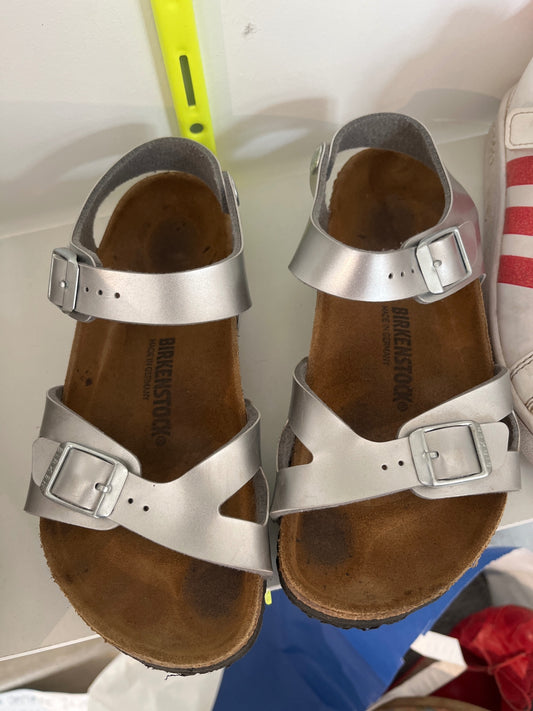 Birkenstock Sandalen Silber