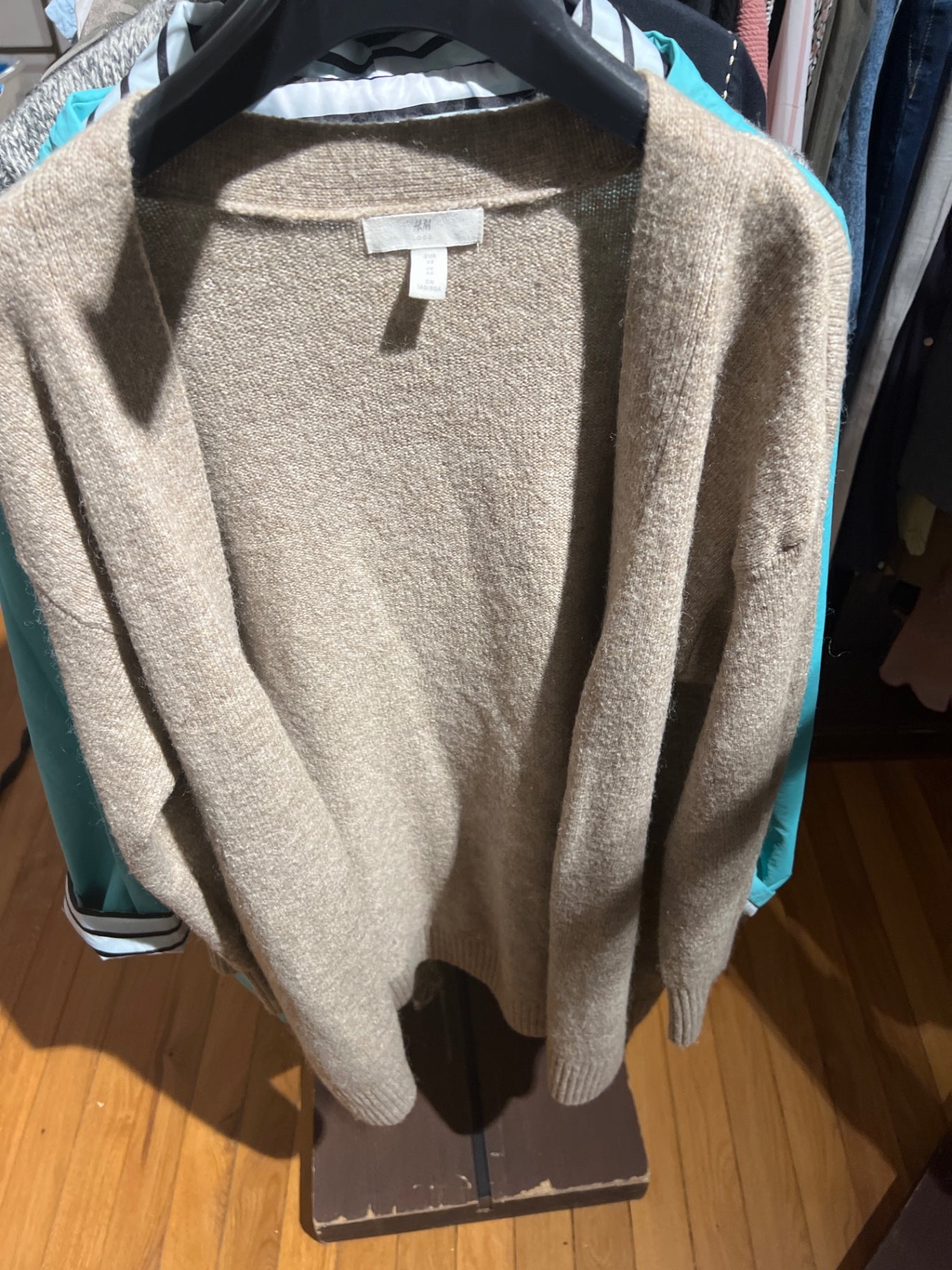 H&M Strickjacke Beige