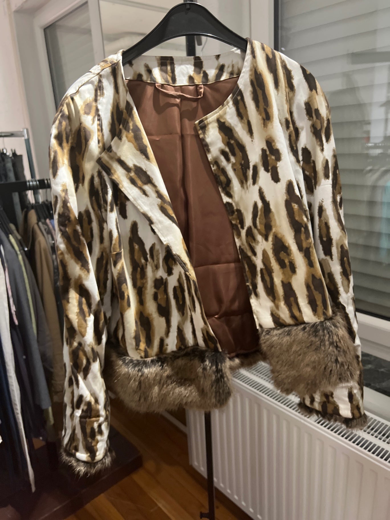 TRUE VINTAGE! Jacke Leopardenmuster