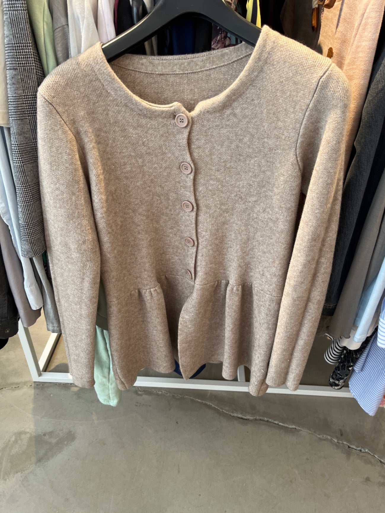 Ray tricot  Cardigan Beige