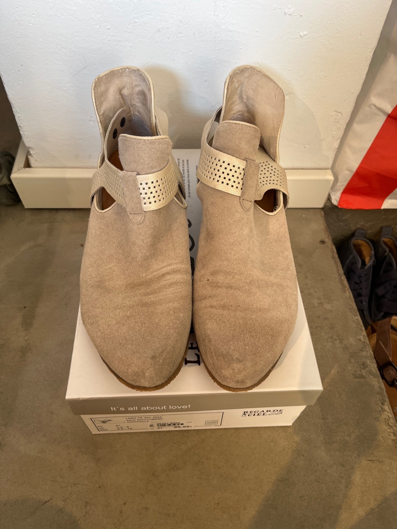 Regarde Le Ciel Stiefel Beige