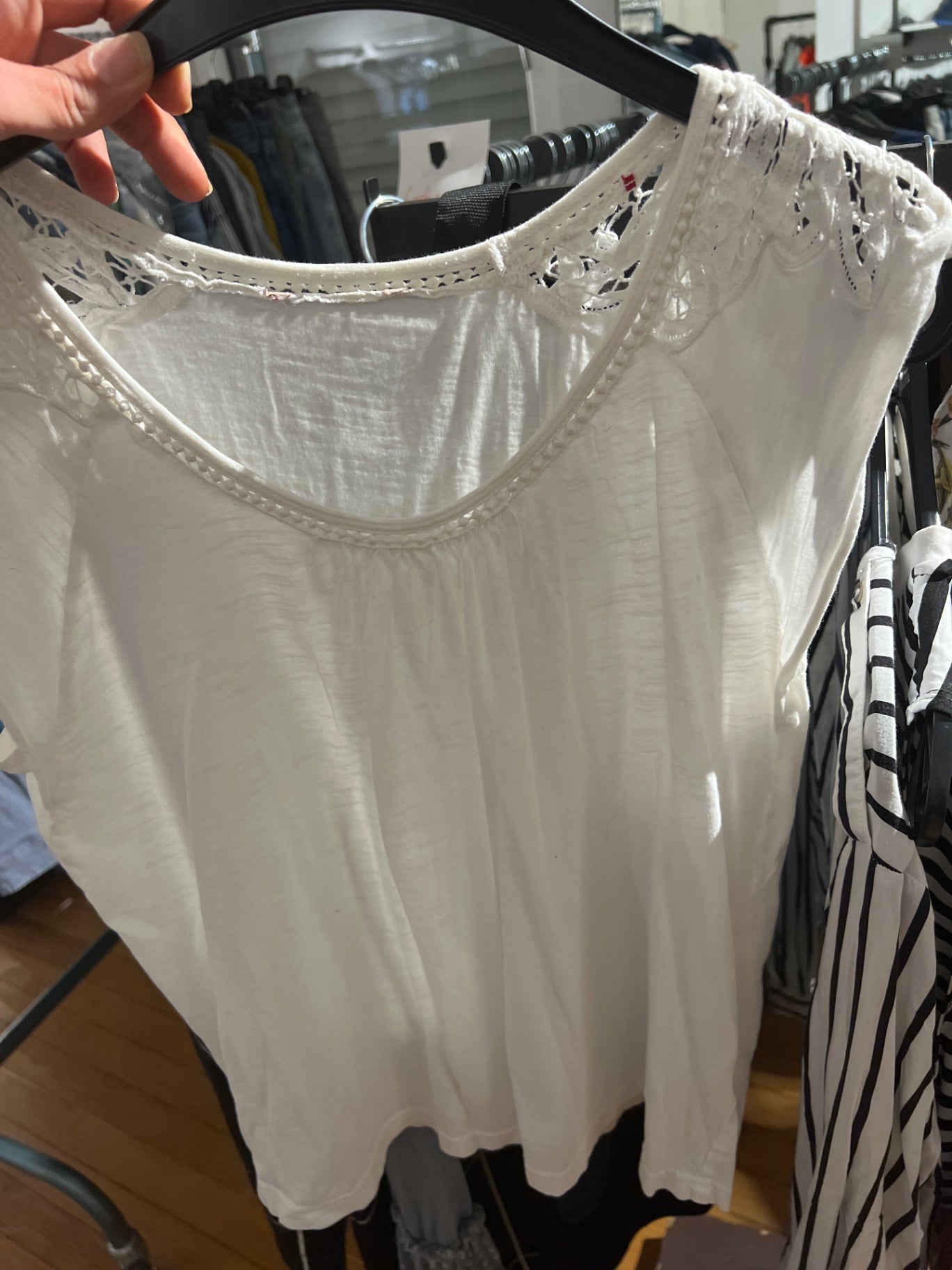 Unbekannt Bluse Weiß
