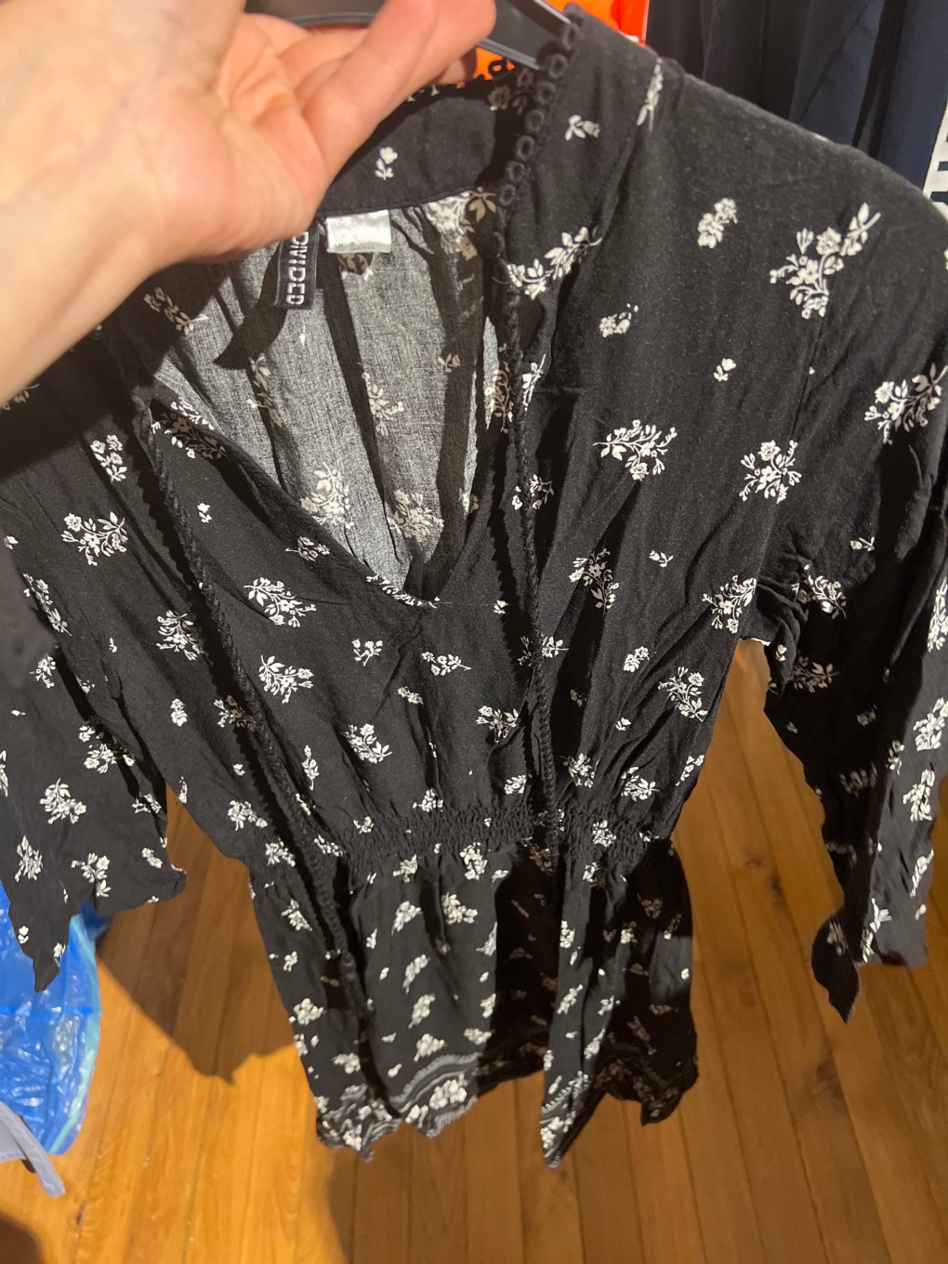 H&M Divided Kleid Schwarz