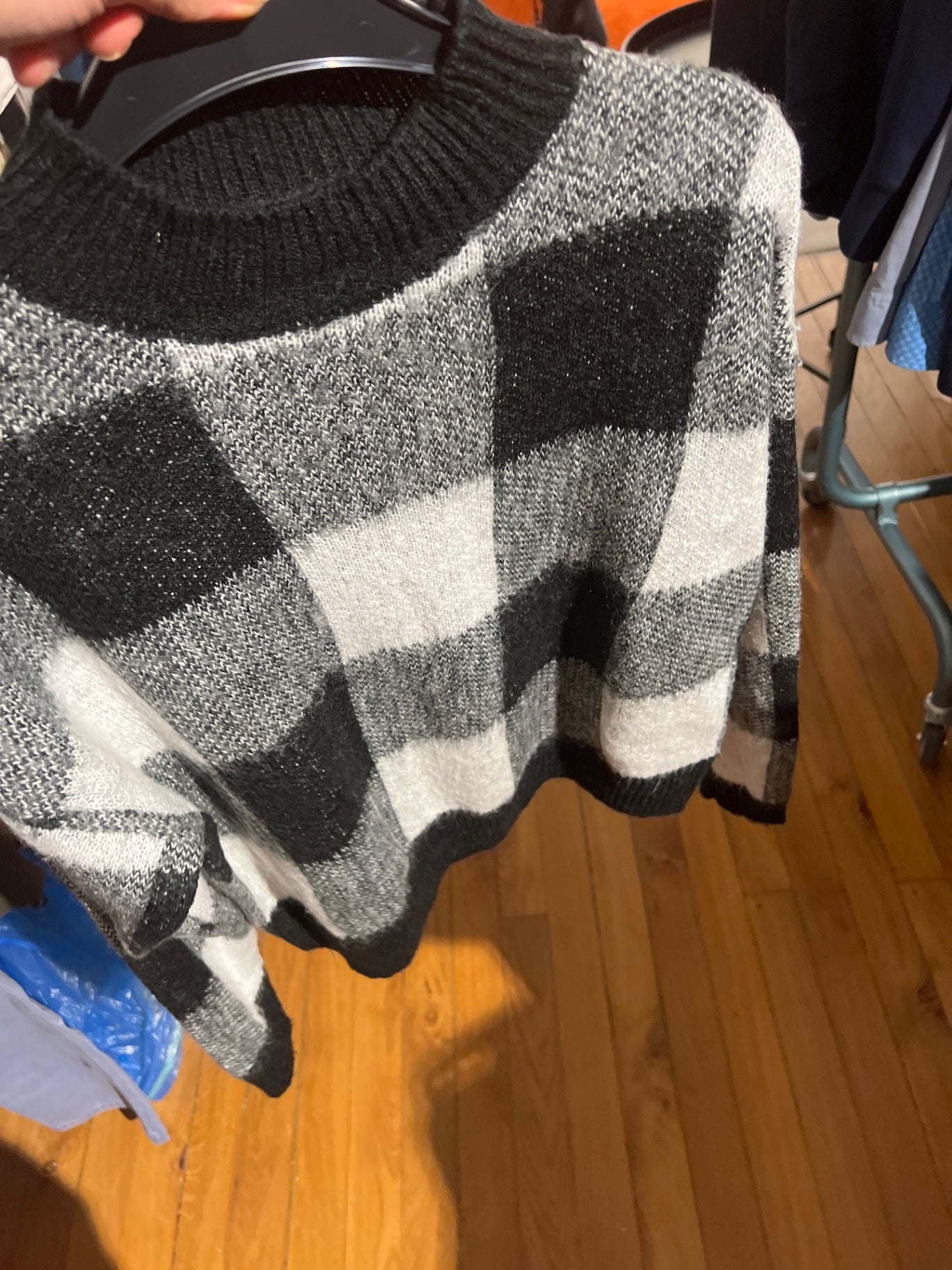 Bershka Pullover Schwarz und Weiß