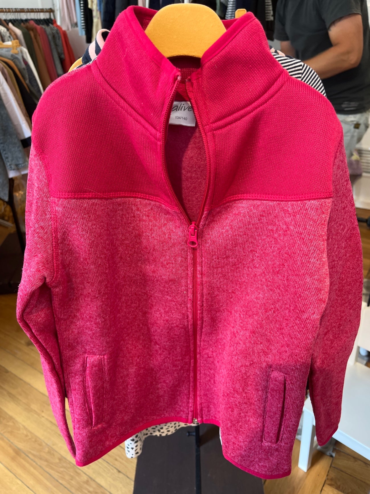 Alive Fleecejacke Pink