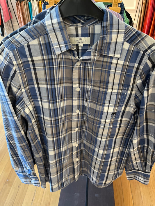 Tom Tailor Hemd Blau kariert