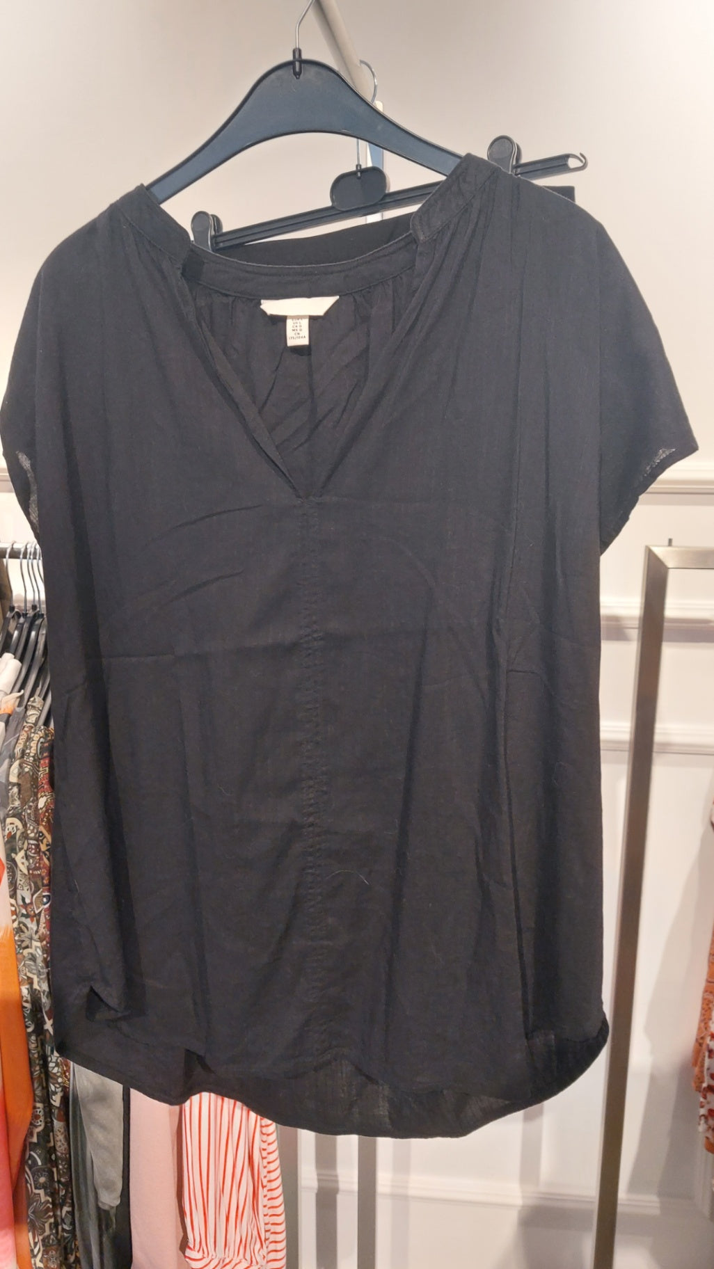 H&M Blusenshirt  Schwarz