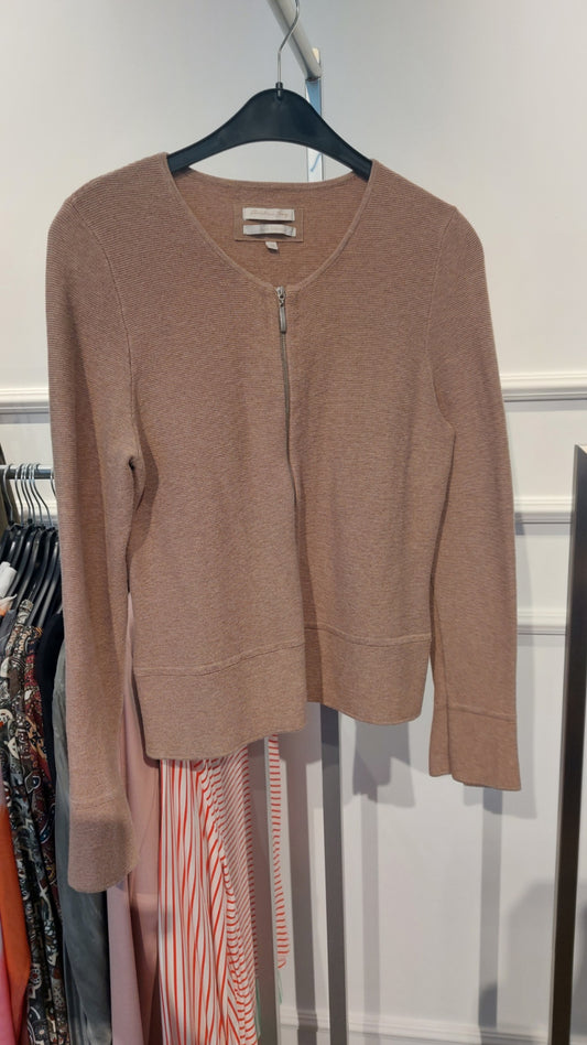 Christian Berg Woman Strickjacke Hellbraun