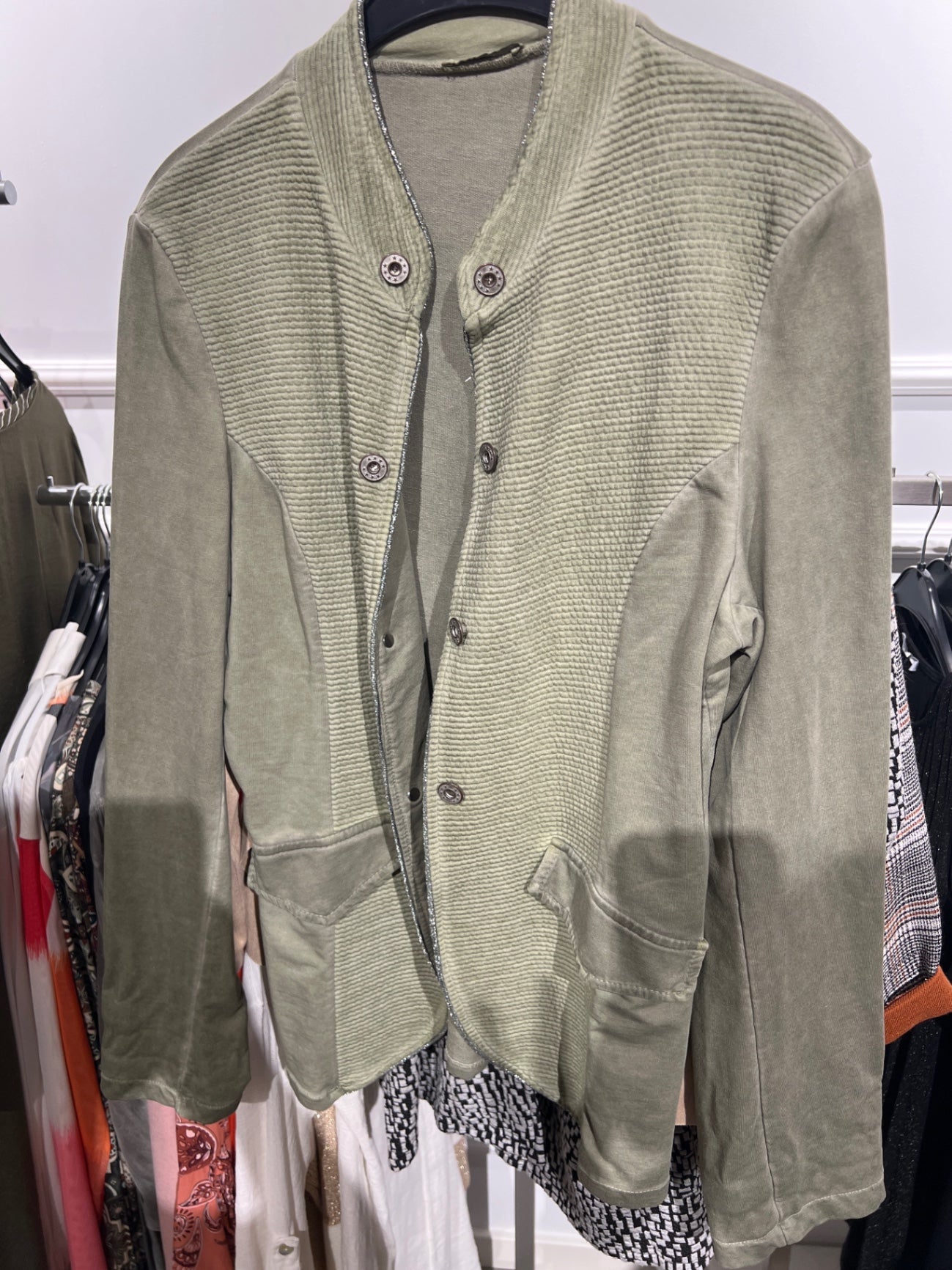 Unbekannt Strickjacke Grün