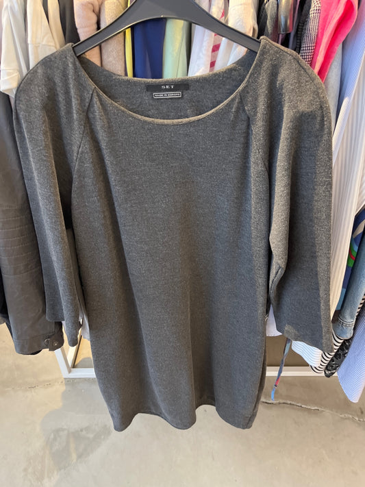 SET Kleid Grau