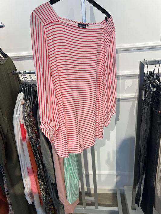 Broadway Bluse Rot und Weiß