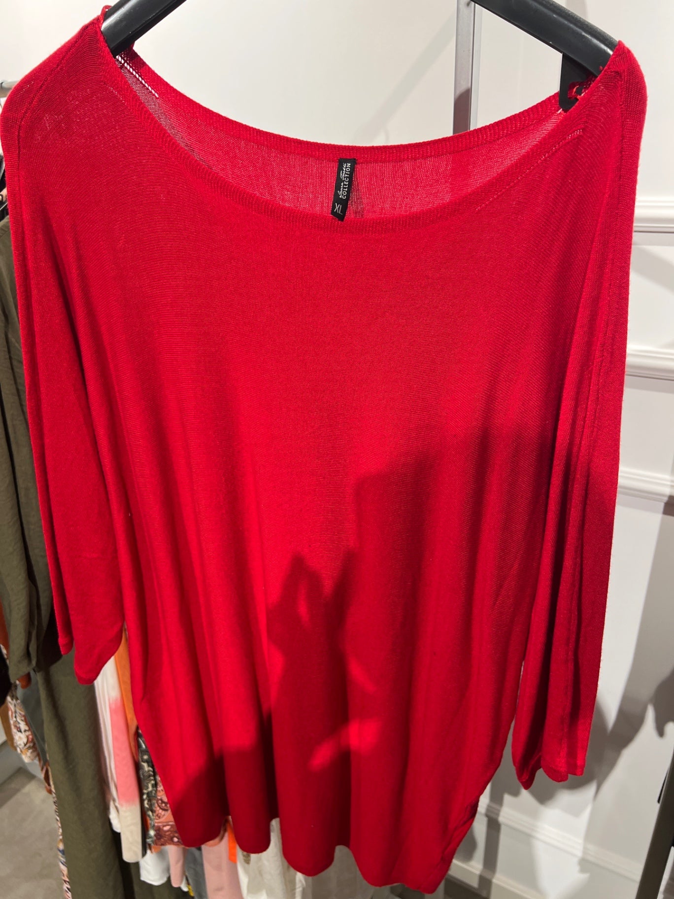 Laura Torelli Pullover Rot