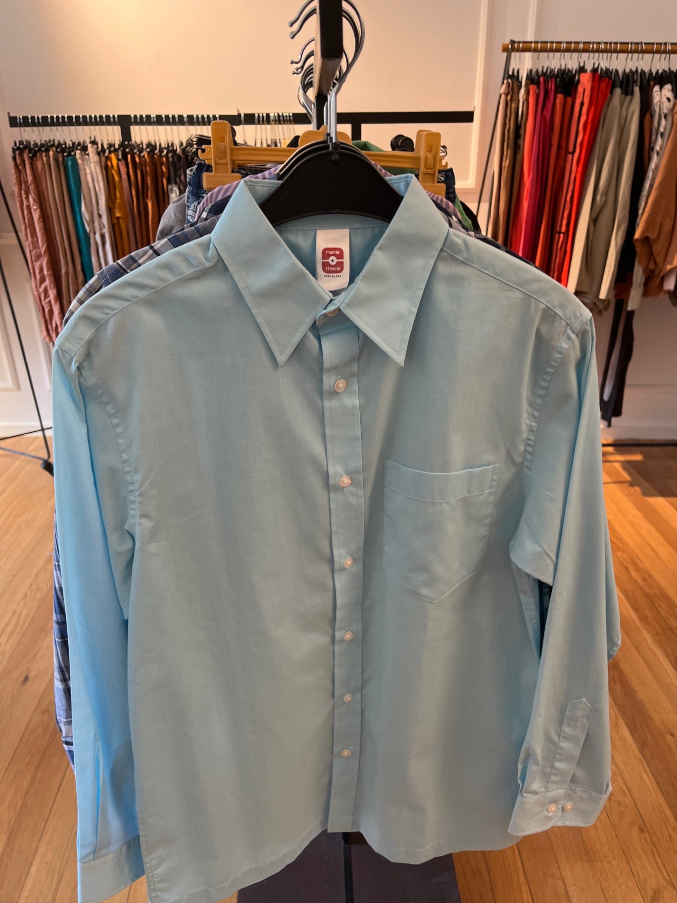 c&a Hemd Hellblau