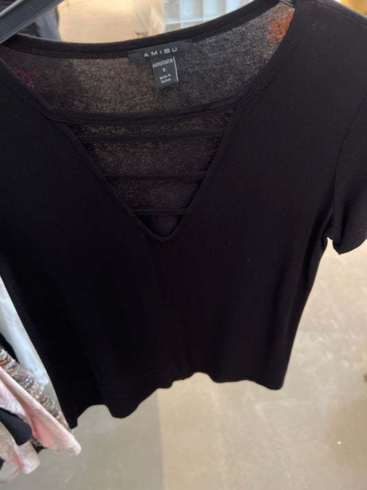 Amisu T-Shirt Schwarz