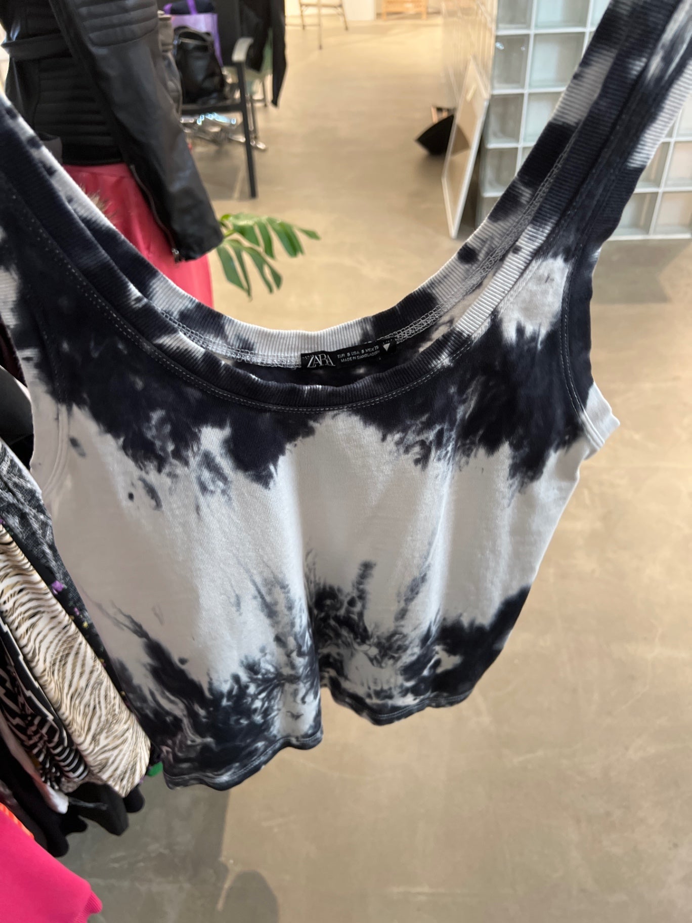 ZARA Tanktop Schwarz und Weiß