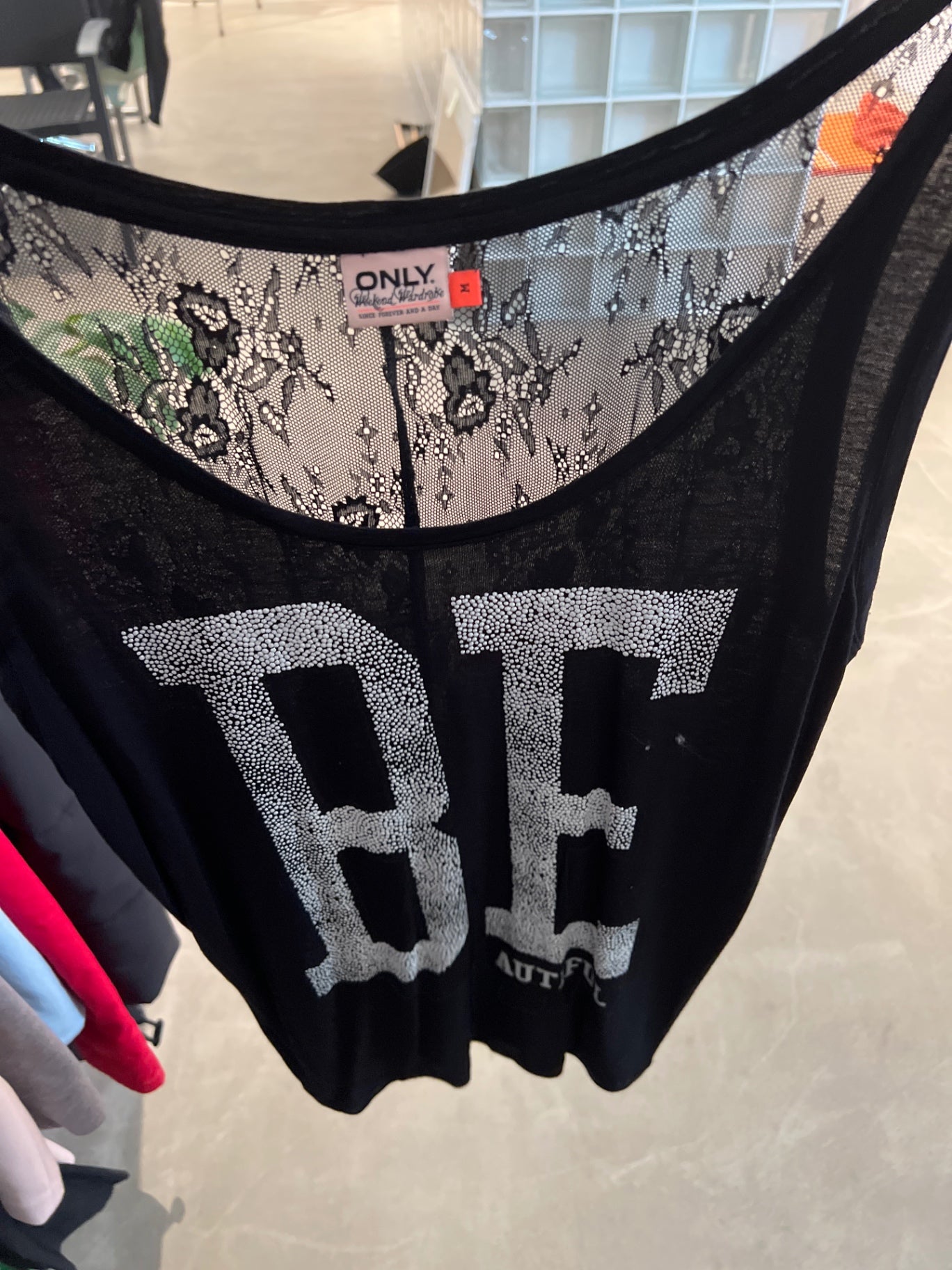 ONLY Tanktop Schwarz