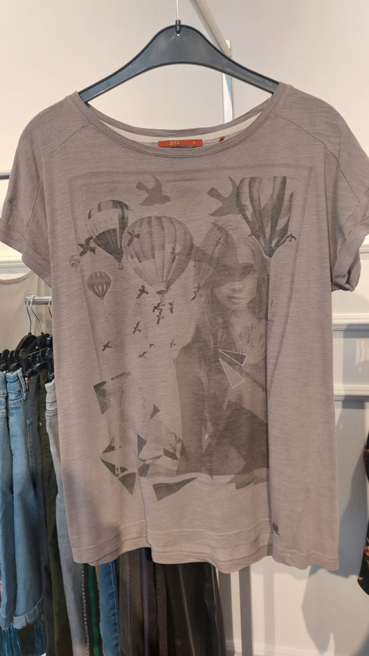 Edc  T-Shirt Grau