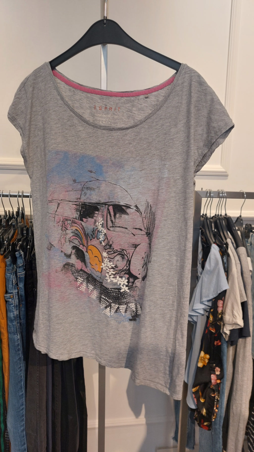 Esprit T-Shirt Grau