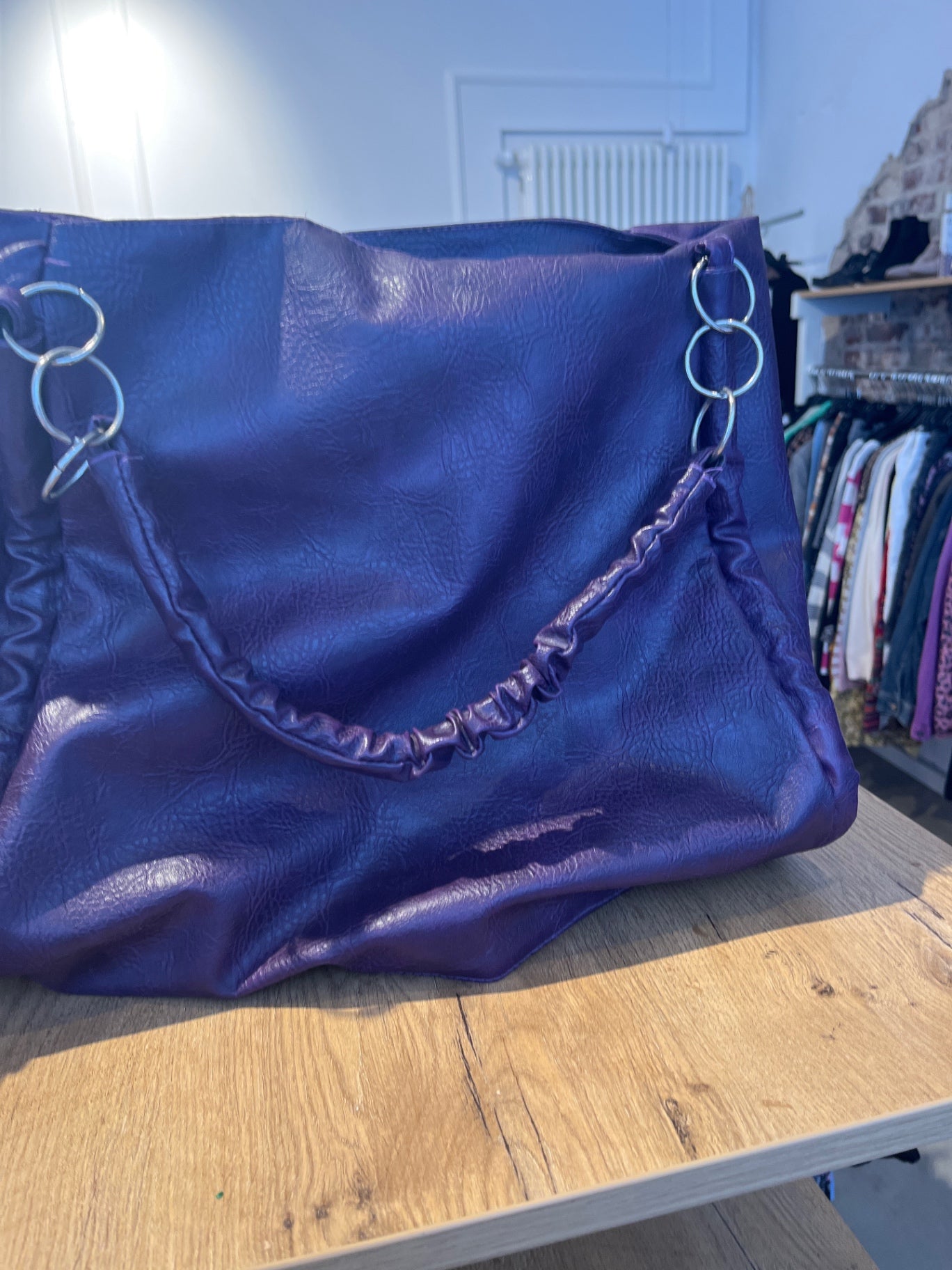 Unbekannt Handtasche Lila