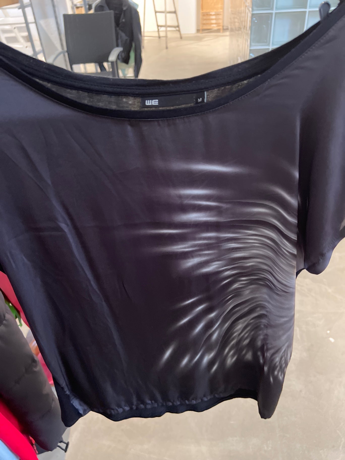 WE T-Shirt Schwarz