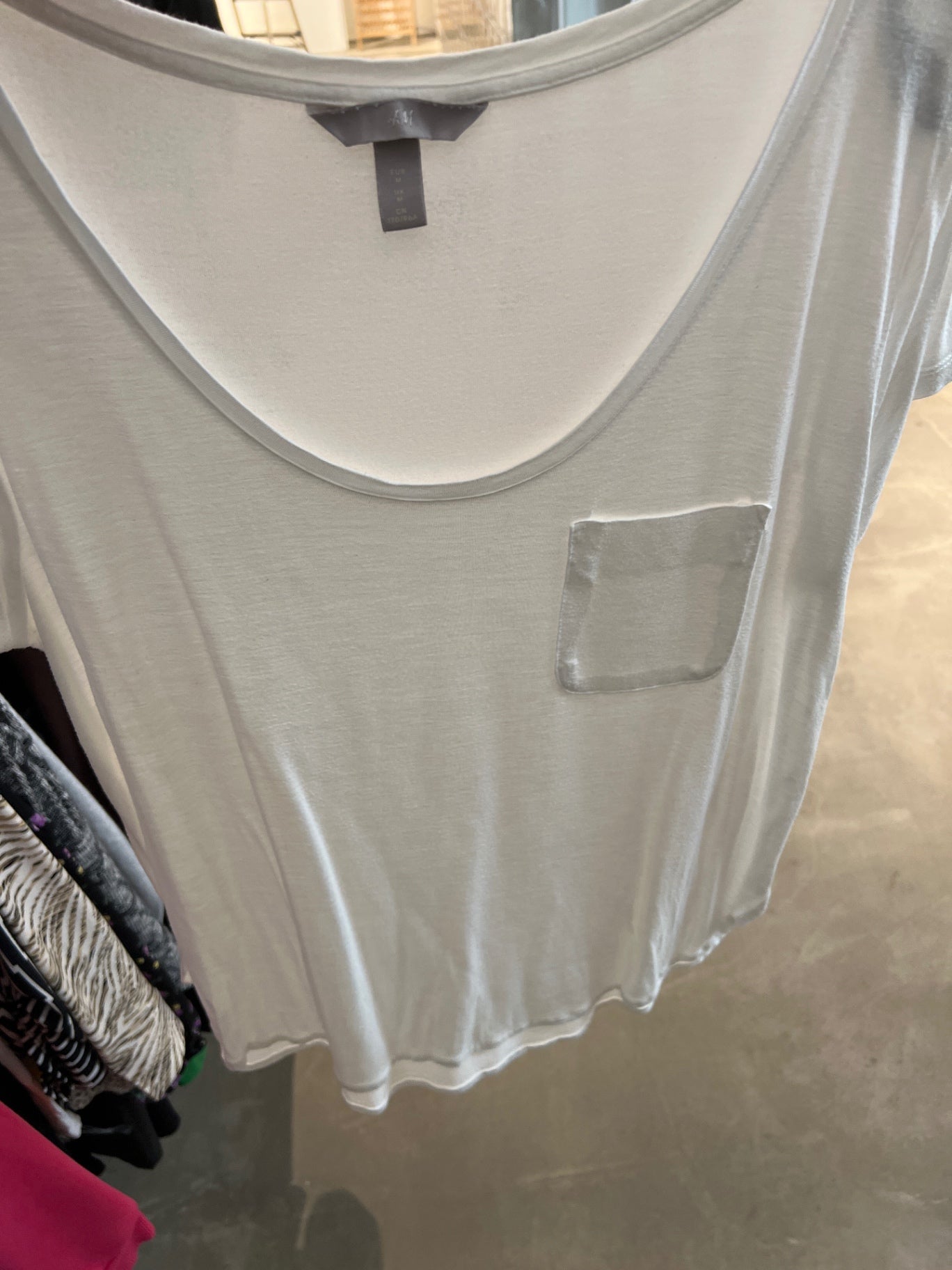 H&M T-Shirt Weiß