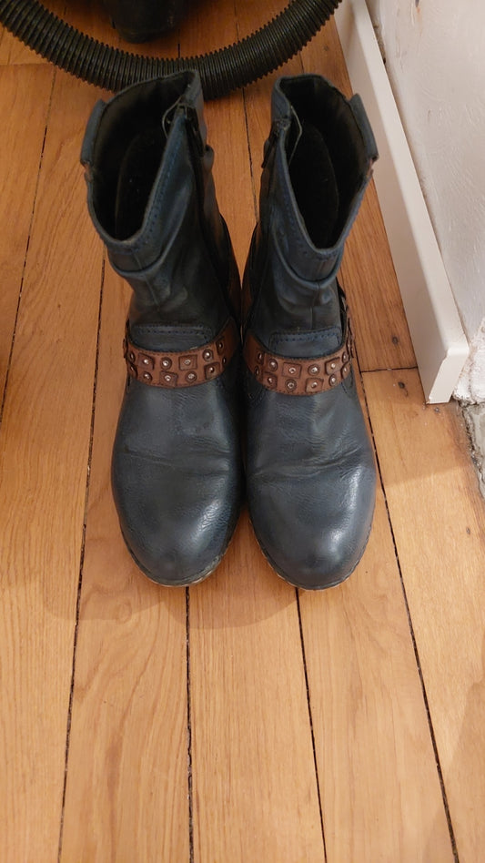 Dr. Jürgens Stiefeletten Dunkelblau