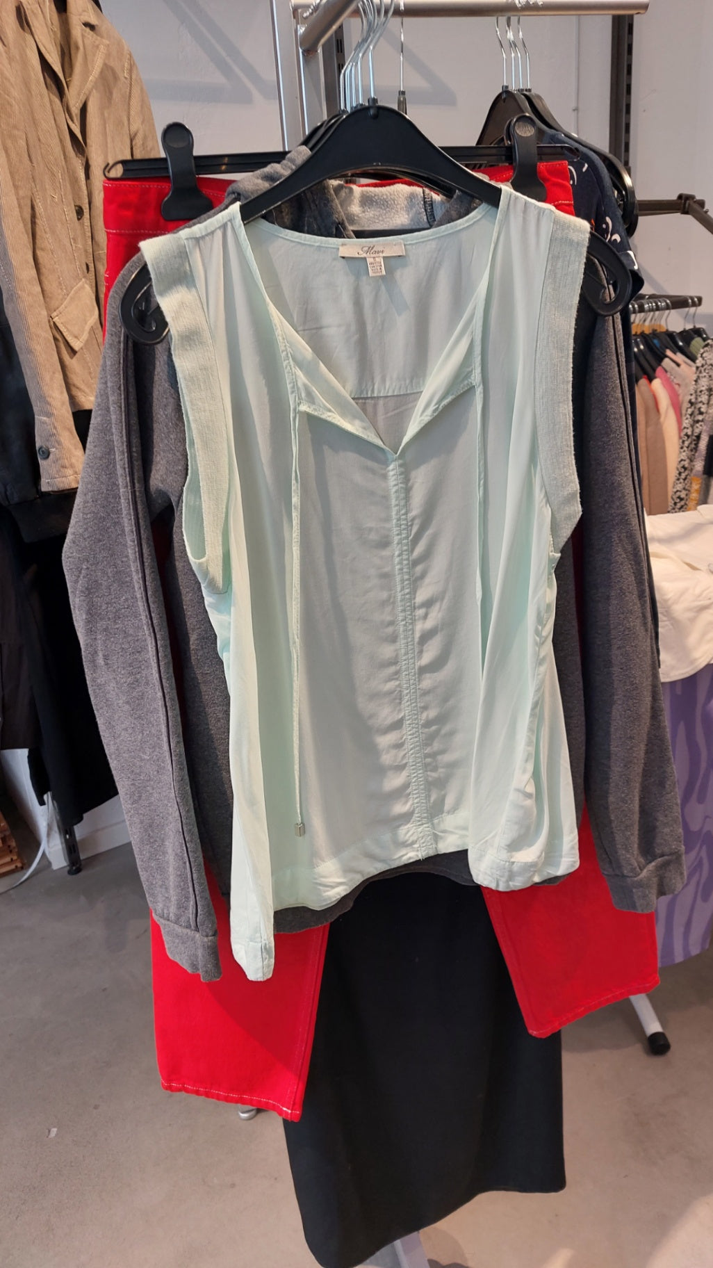 Mavi Ärmellose Bluse Mint