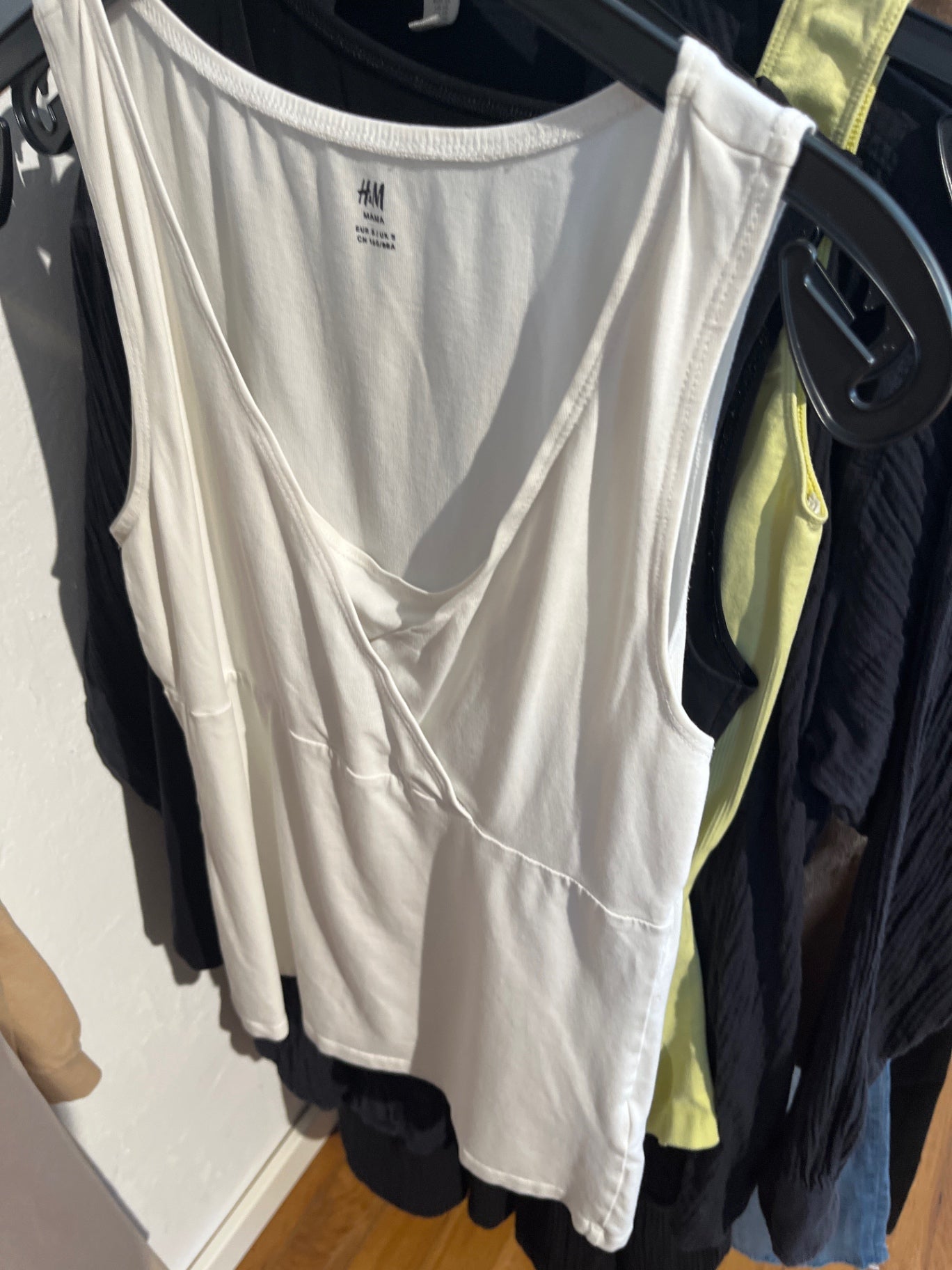 H&M Ärmelloses Oberteil Weiß