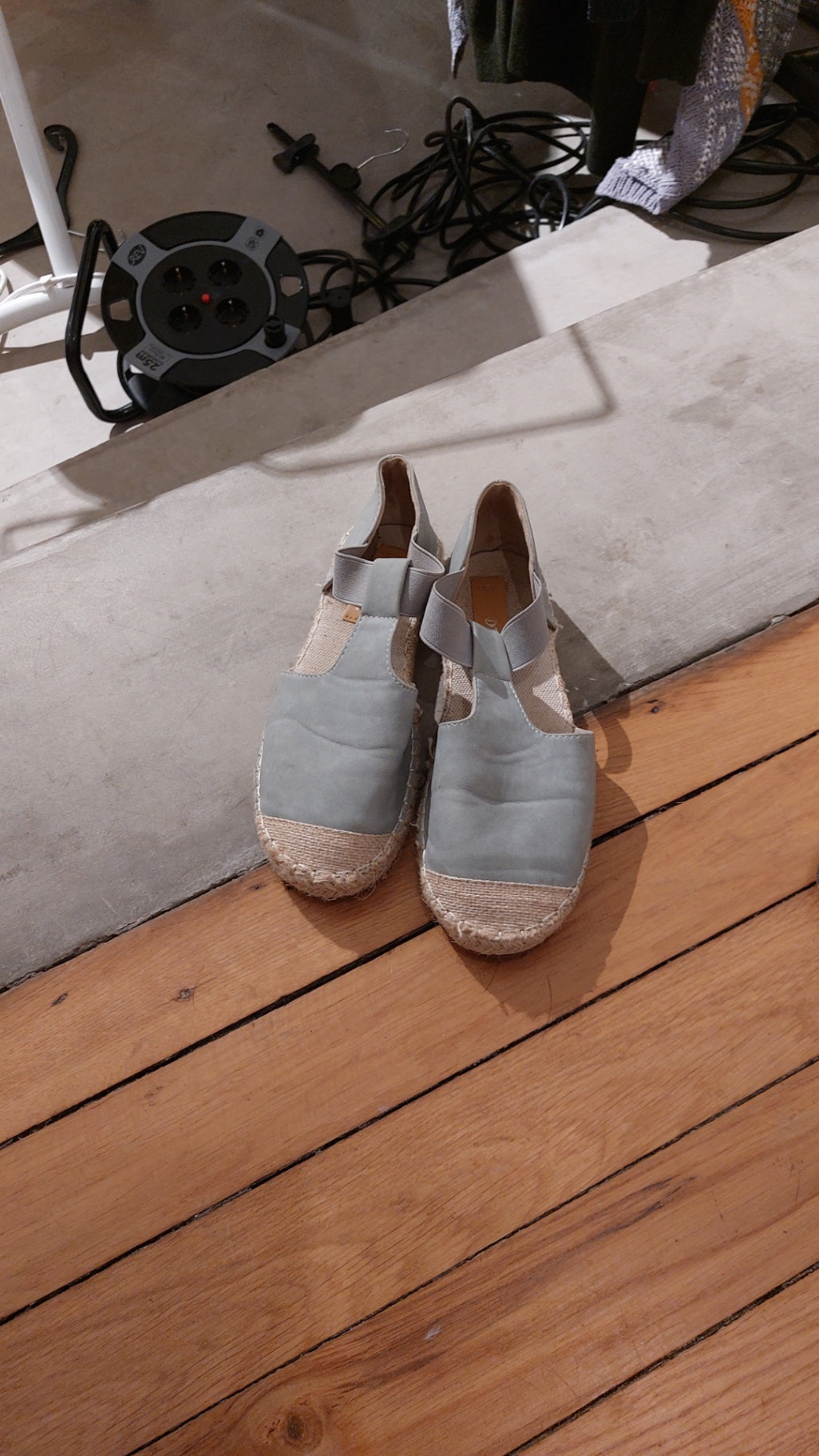 Unbekannt Schuhe Hellblau