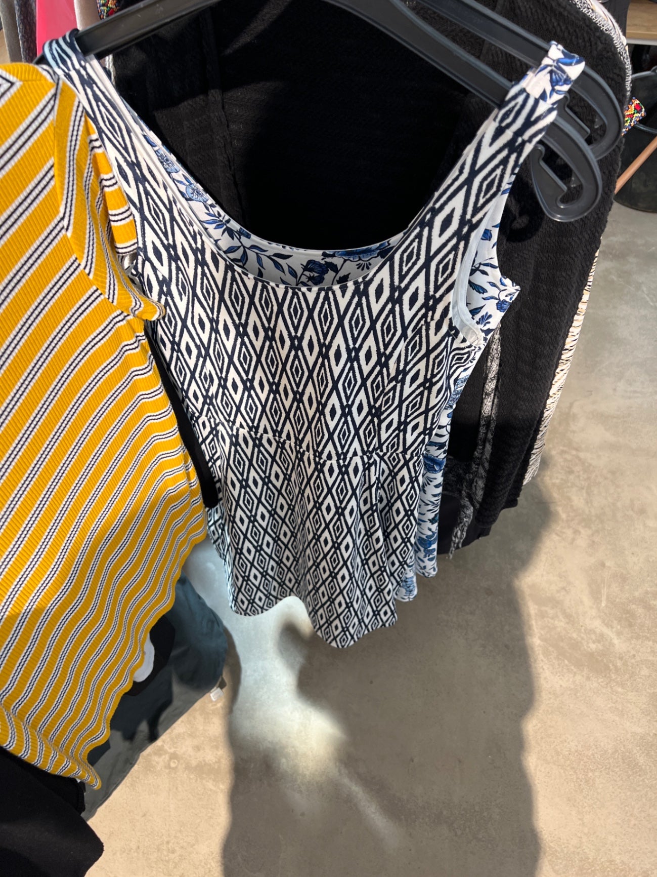 H&M Kleid Weiß und Blau
