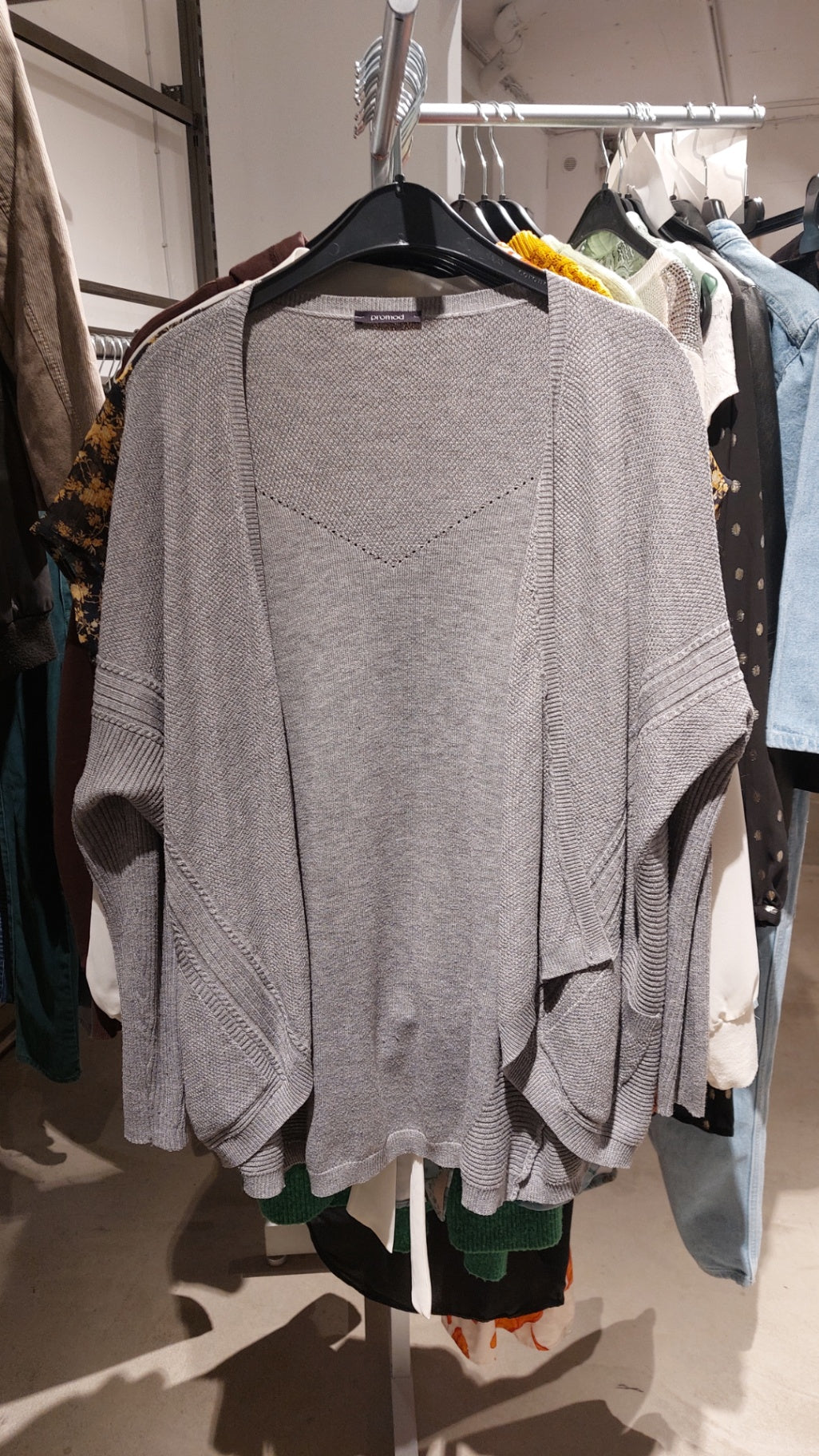 Promod Strickjacke Grau