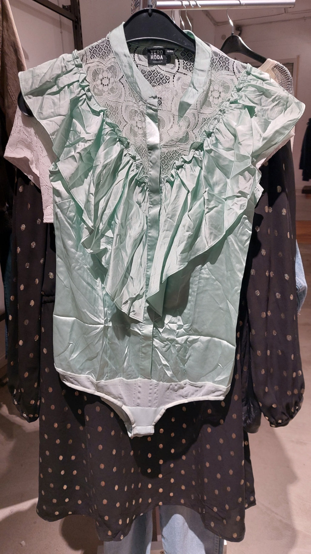 Vero Moda Bluse/Body Mintgrün