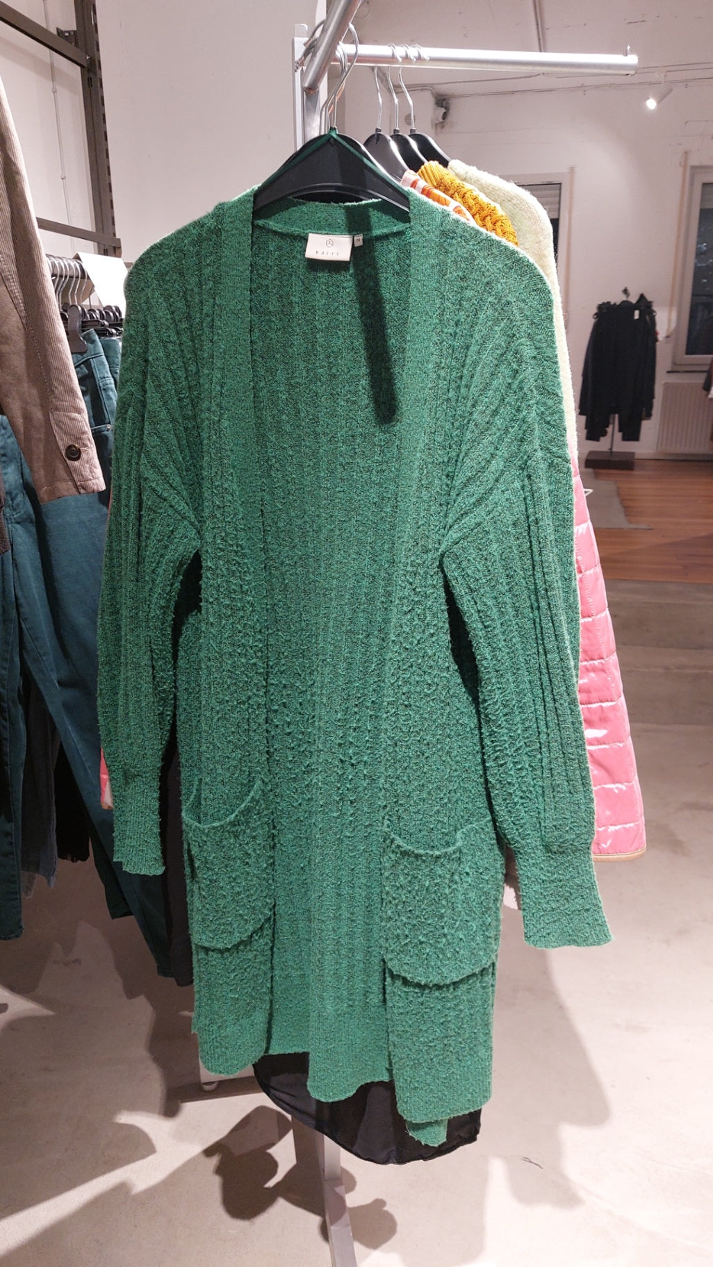 Kaffe Strickjacke Grün