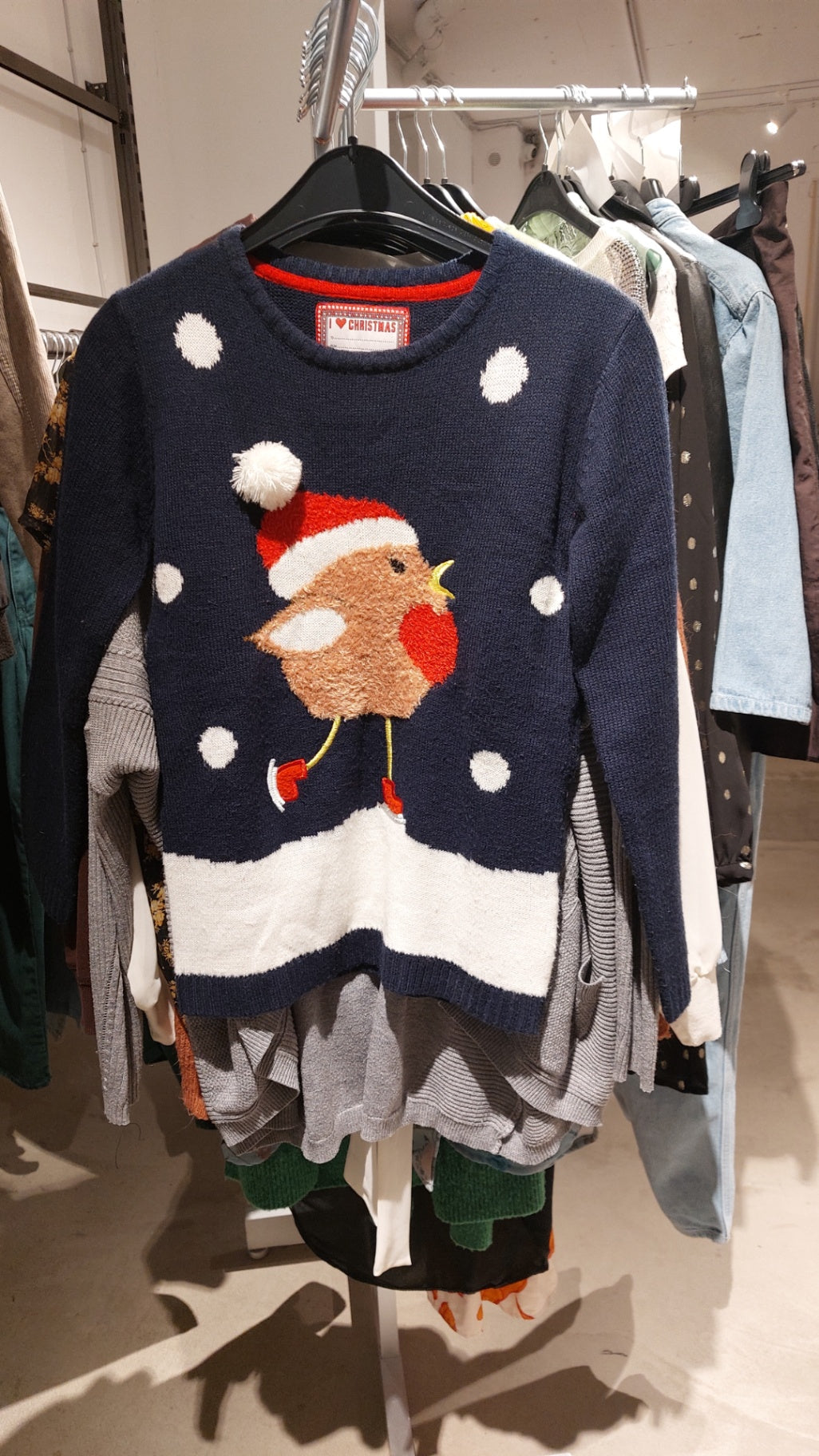 CHRISTMAS Pullover Blau