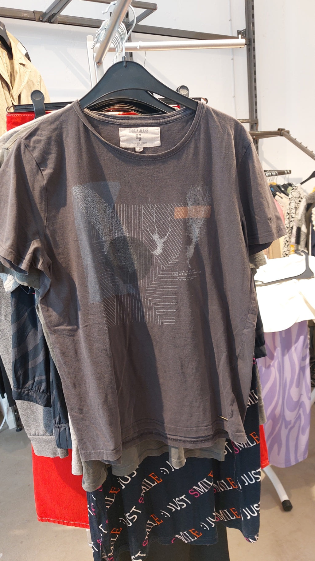 Garcia Jeans T-Shirt Grau