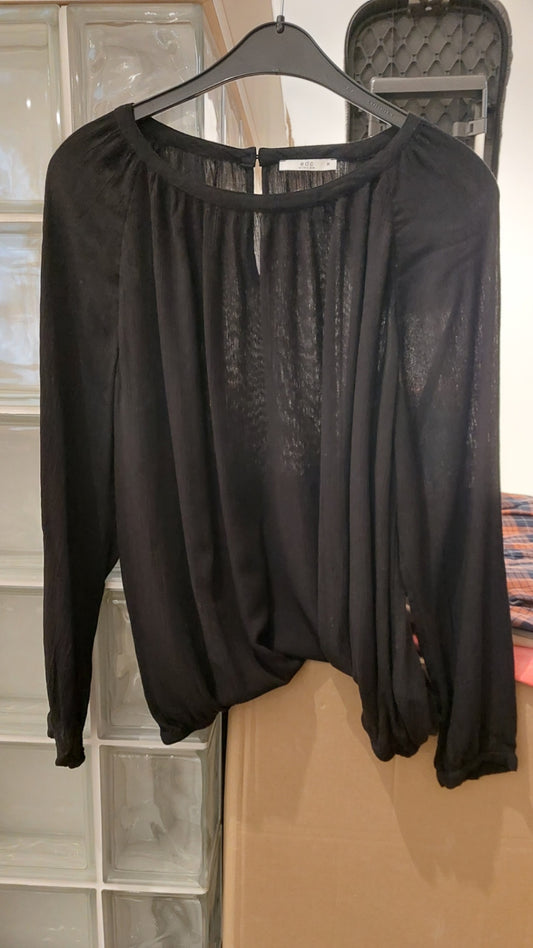 edc Bluse Schwarz