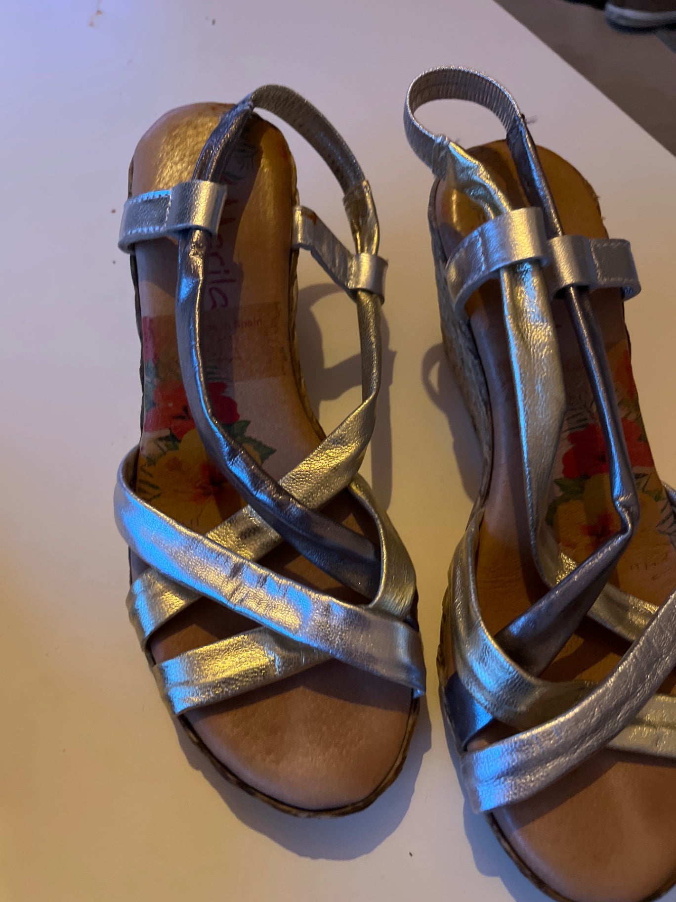 Marila Sandalen Silber,Gold