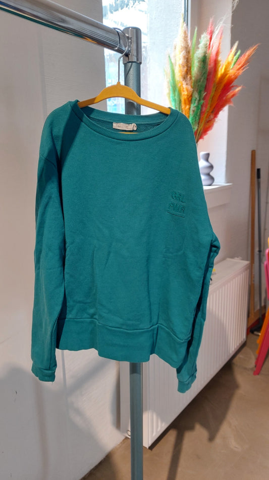 Storytelling  Pullover Grün