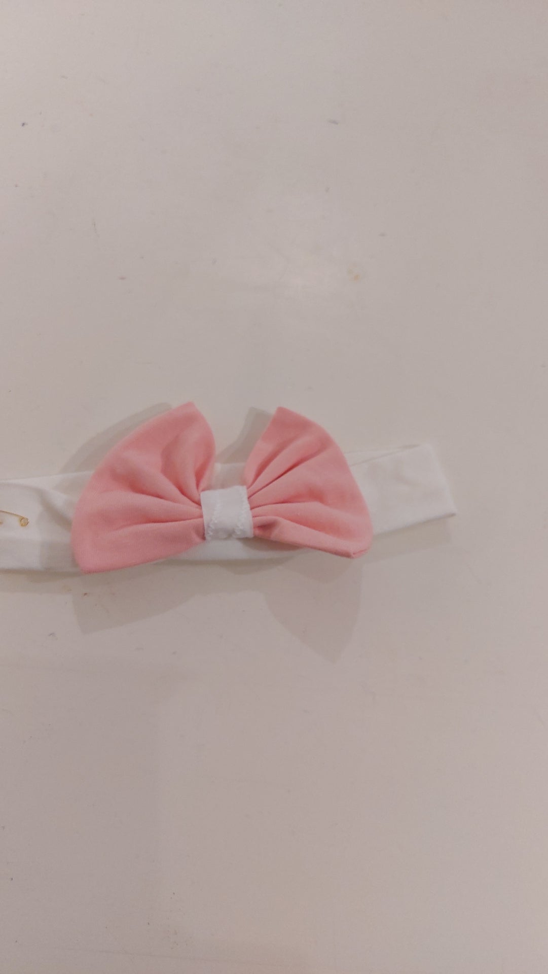 Unbekannt Kopfband Weiß und Rosa