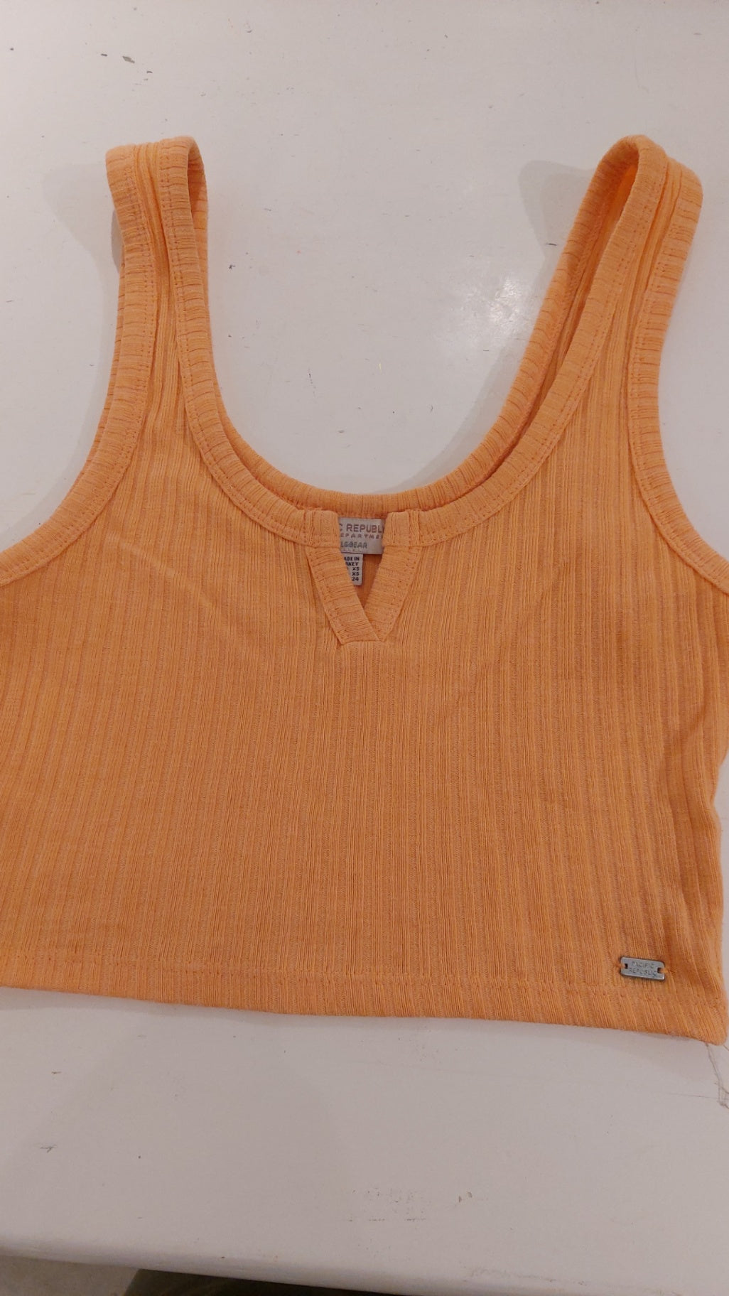 Pull & Bear Tank Top Orange