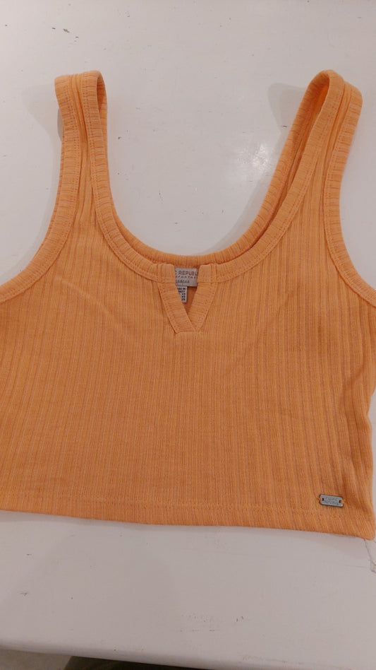 Pull & Bear Tank Top Orange