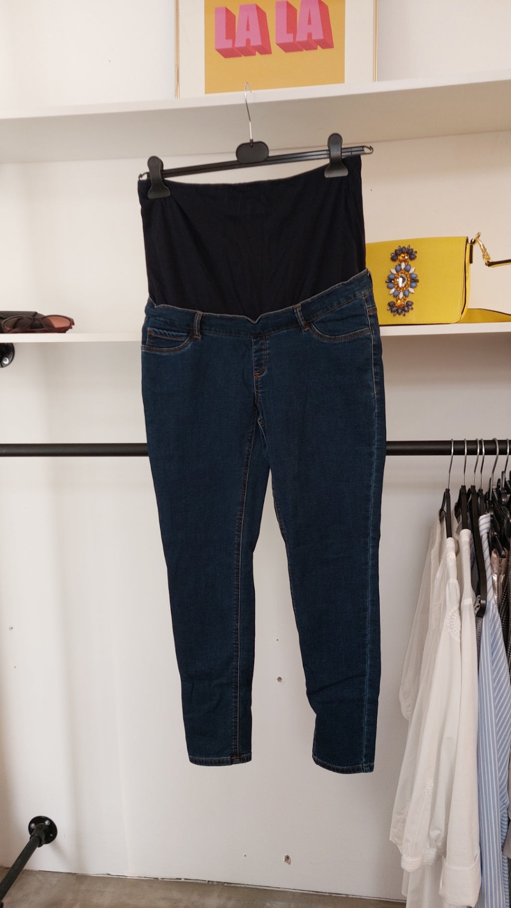 Unbekannt Umstandsjeans Blau