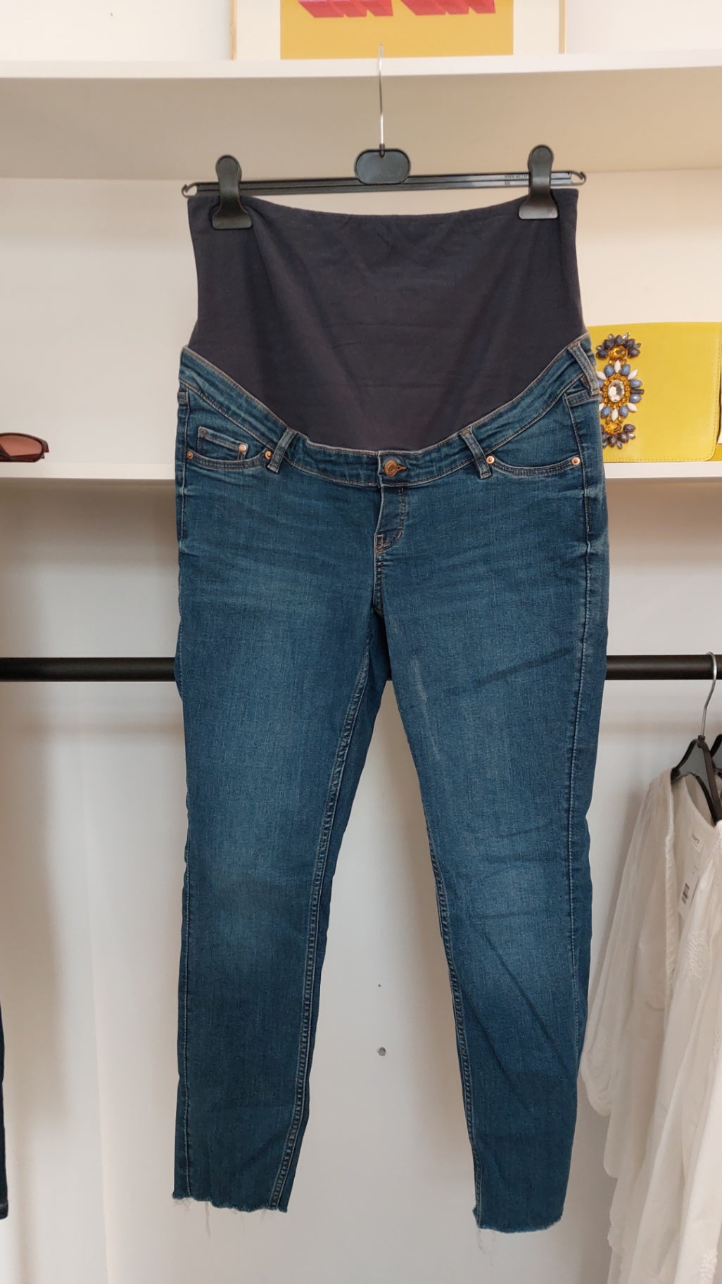 HM Umstandsjeans Blau