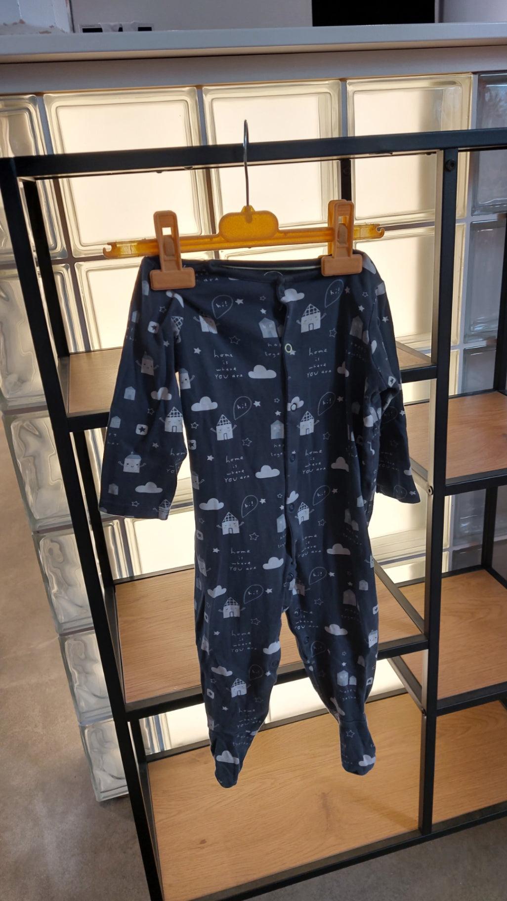 Baby Club  Strampler Dunkelgrau