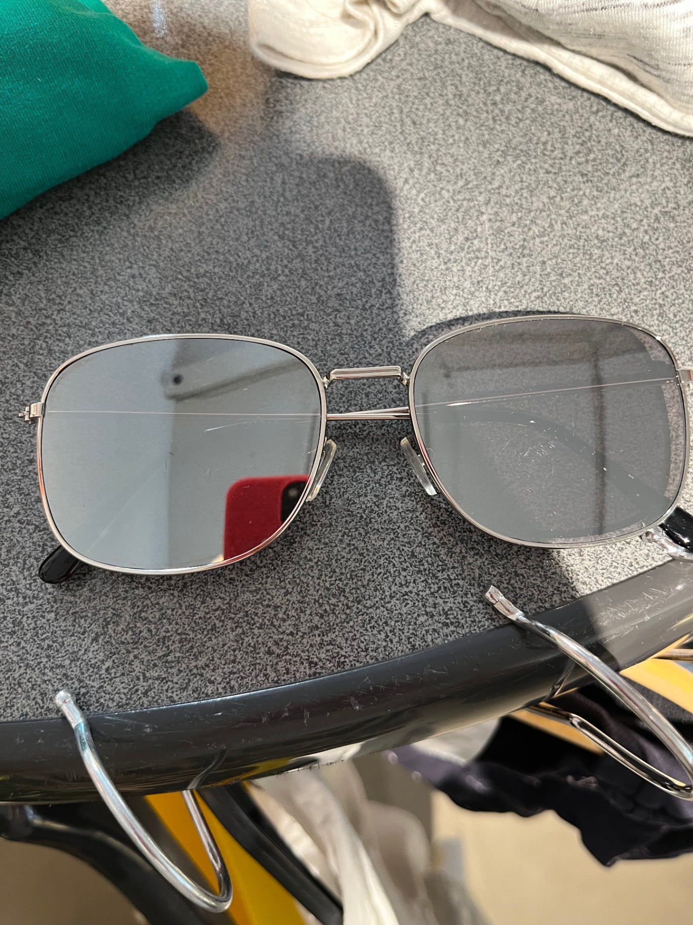 Unbekannt Sonnenbrille Silber