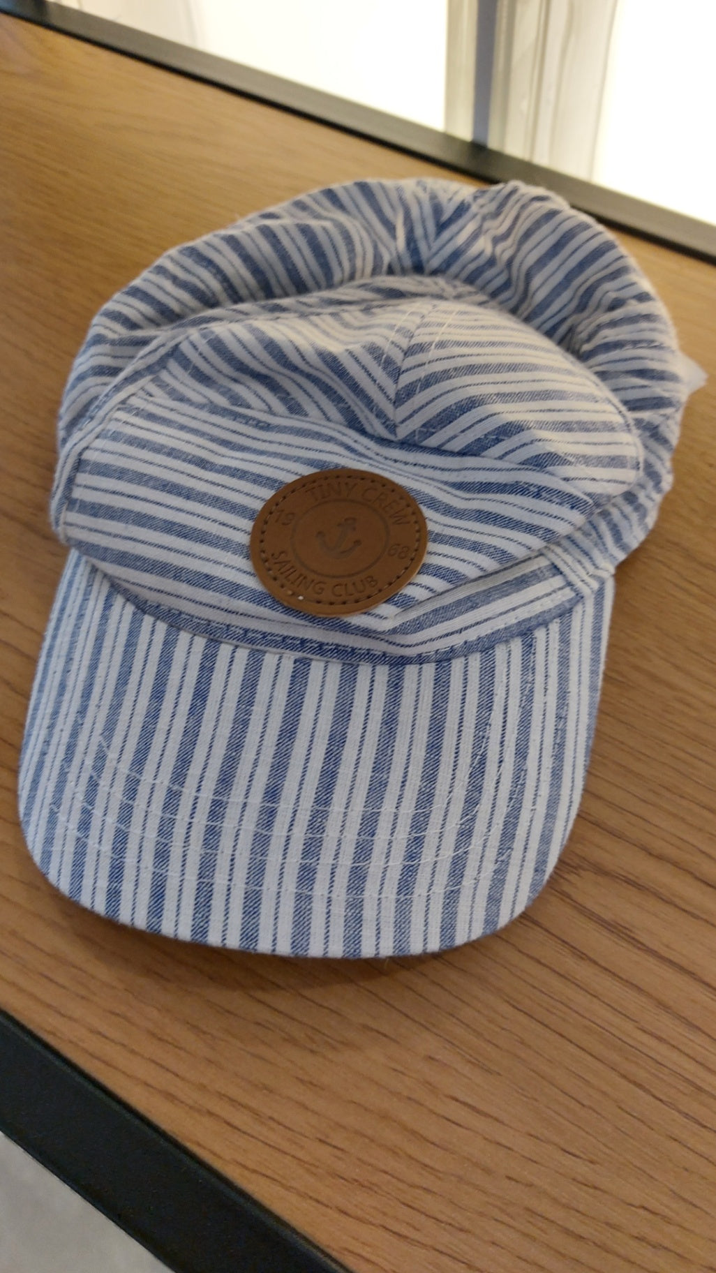 HM Mütze Blau-Weiß gestreift