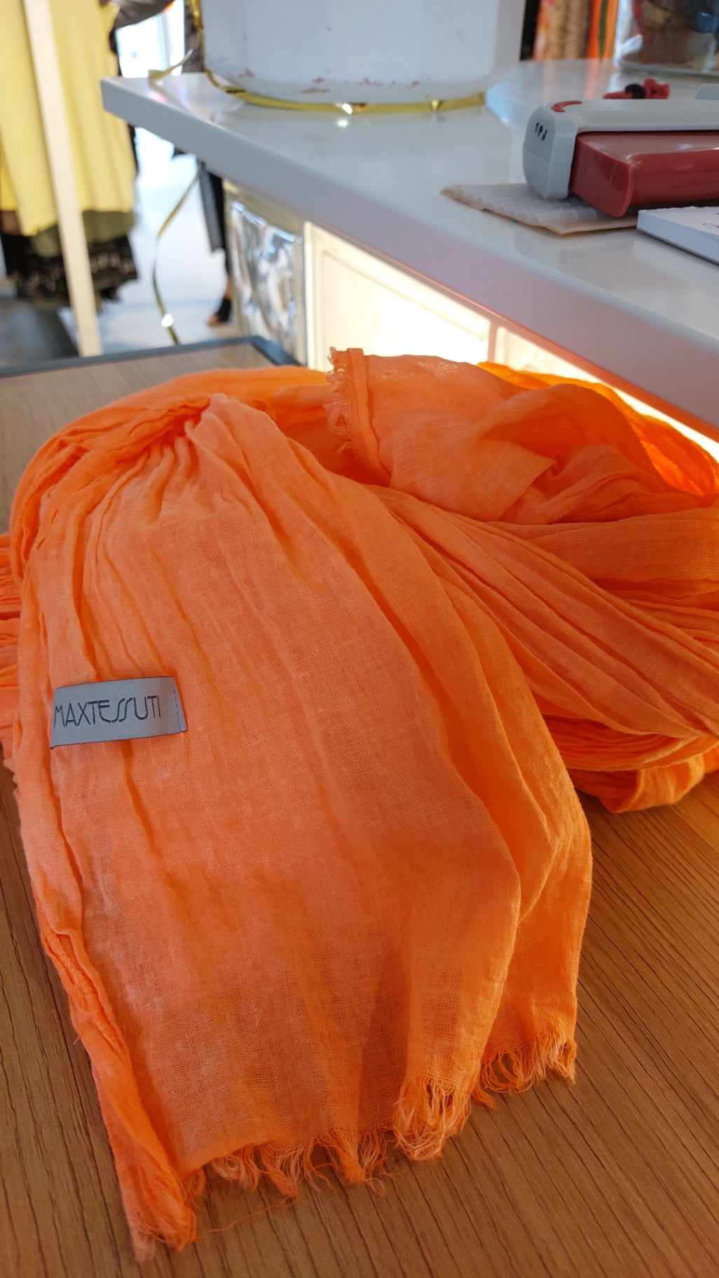 Max Tessuti Schal Orange