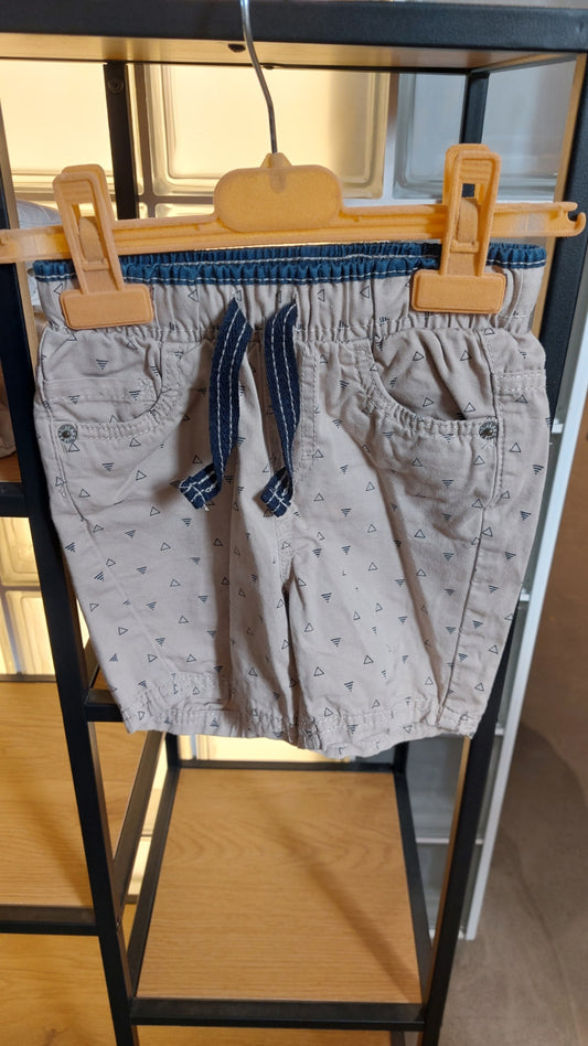 Topomini Shorts Beige und Blau