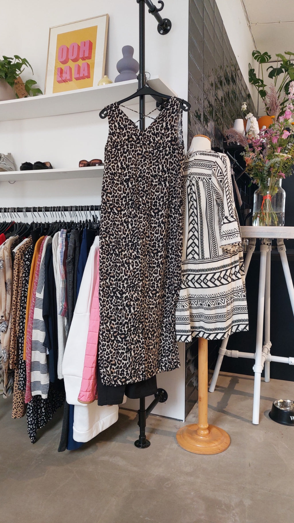 VeroModa Kleid Leopardenmuster