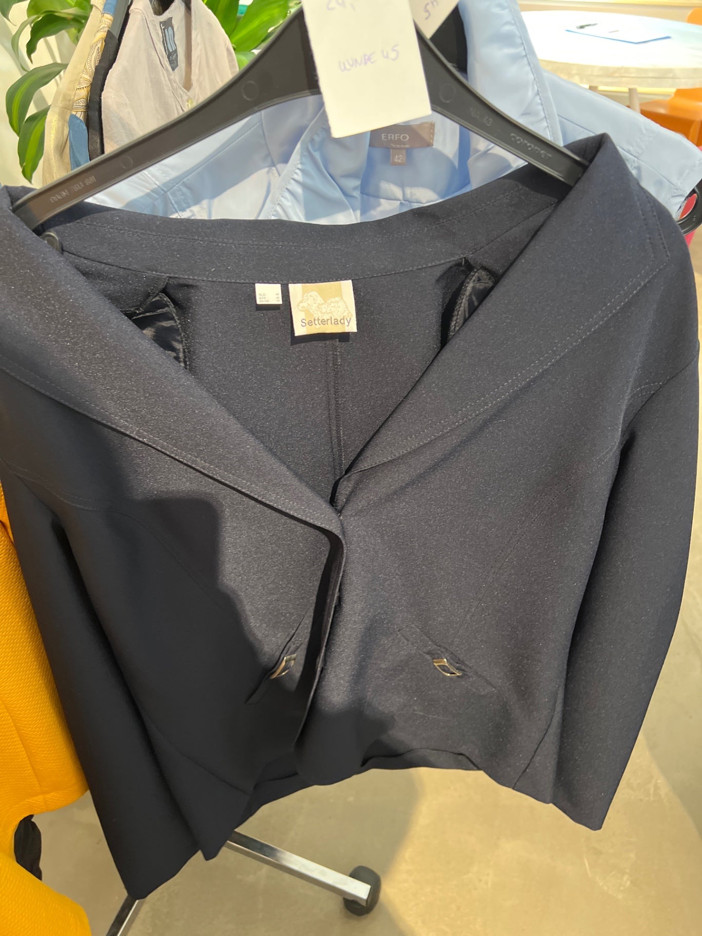TRUE VINTAGE! Setterlady Jacke / Blazer Schwarz